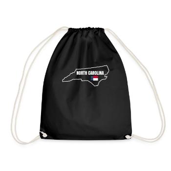 Geschenk Für Einwohner Von North Carolina - Turnbeutel - Schwarz - Vorne