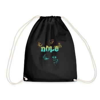 Nope - Just say no! - Drawstring Bag - black - Front