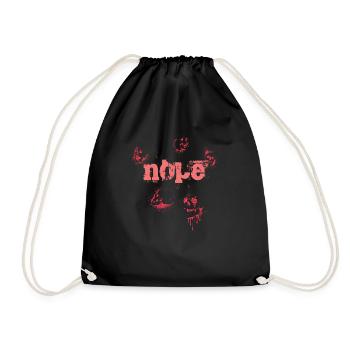 Nope - Dites simplement non! - Sac de sport léger - noir - Devant
