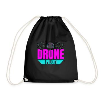 Drone Drone Pilote Drone Opérateur Quadcopter - Sac de sport léger - noir - Devant