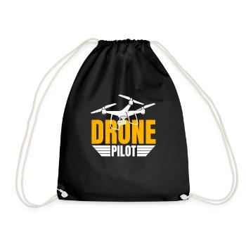 Drone Drone Pilote Drone Opérateur Quadcopter - Sac de sport léger - noir - Devant