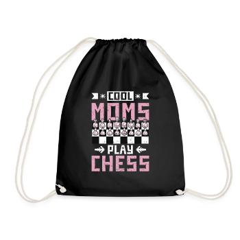 les mamans cool jouent aux échecs - Sac de sport léger - noir - Devant