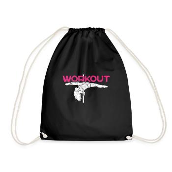 Poledancing Dancing Dancer Dance Sport Fitness - Sac de sport léger - noir - Devant