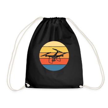 Drone Drone Pilote Drone Opérateur Quadcopter - Sac de sport léger - noir - Devant