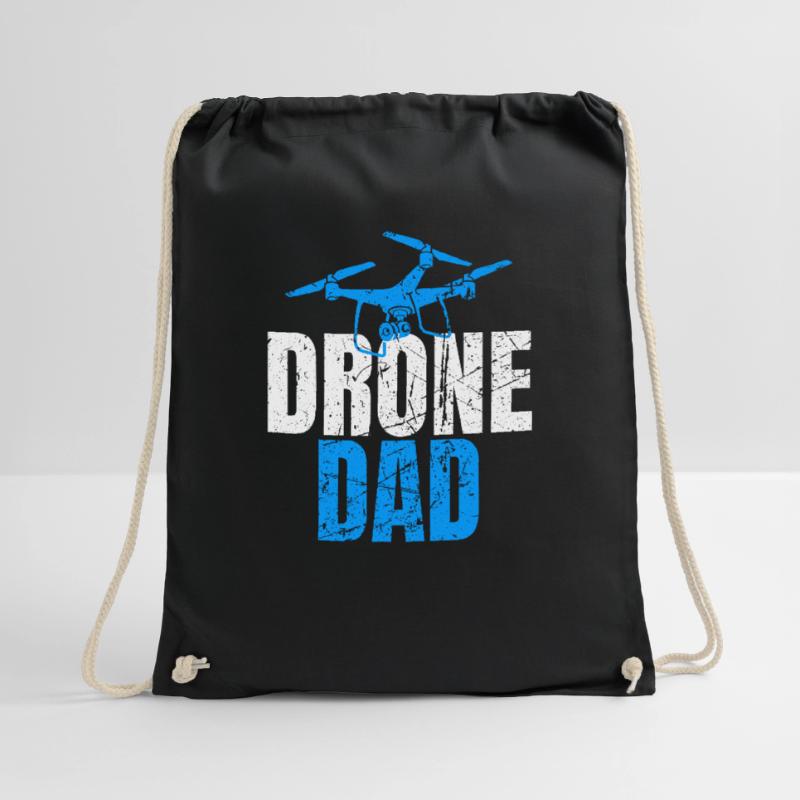 Drone Dad Drone Pilot Drone Operator Drawstring Bag