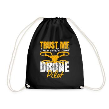 Drone Drone Pilote Drone Opérateur Quadcopter - Sac de sport léger - noir - Devant