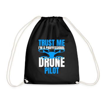 Drone Pilote de drone Opérateur de drone Quadricoptère - Sac de sport léger - noir - Devant
