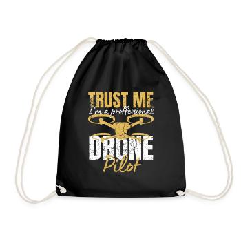 Drone Drone Pilote Drone Opérateur Quadcopter - Sac de sport léger - noir - Devant