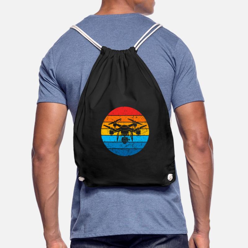 Drone Drone Pilot Drone Operator Quadcopter Drawstring Bag