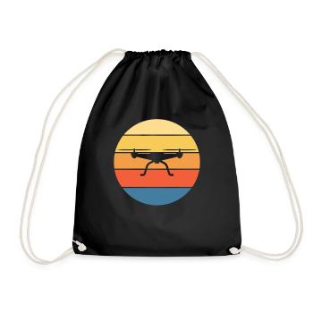 Drone Drone Pilote Drone Opérateur Quadcopter - Sac de sport léger - noir - Devant