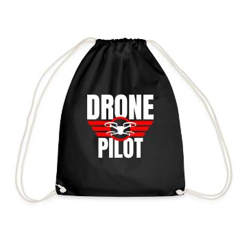 Drone Drone Pilote Drone Opérateur Quadcopter - Sac de sport léger - noir - Devant