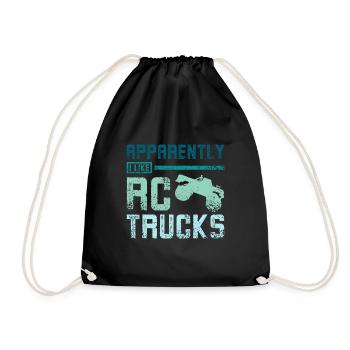 Apparently I lkie Rc trucks - Turnbeutel - Schwarz - Vorne