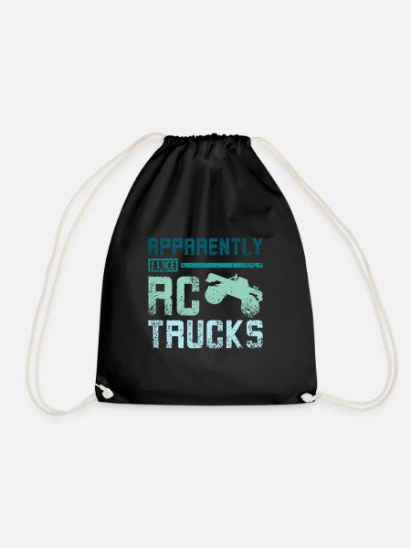 Apparently I lkie Rc trucks - Turnbeutel - Schwarz