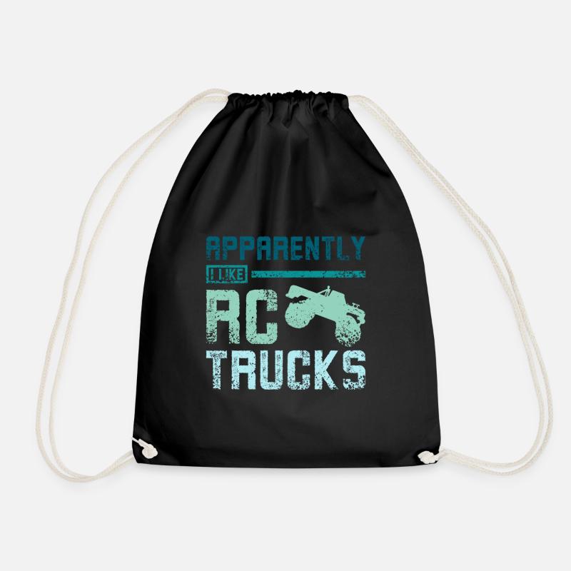 Apparently I lkie Rc trucks - Turnbeutel - Schwarz