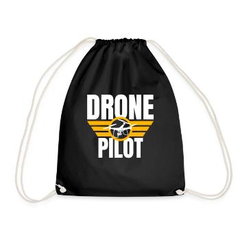 Drone Drone Pilote Drone Opérateur Quadcopter - Sac de sport léger - noir - Devant