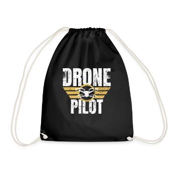 Drone Drone Pilote Drone Opérateur Quadcopter - Sac de sport léger - noir - Devant