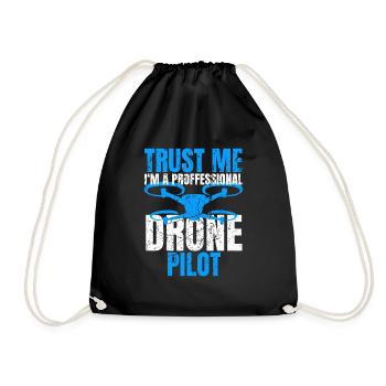 Drone Drone Pilote Drone Opérateur Quadcopter - Sac de sport léger - noir - Devant