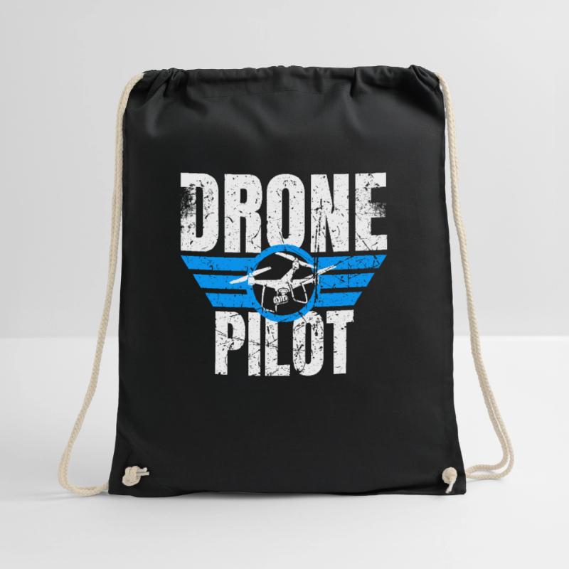 Drone Drone Pilot Drone Operator Quadcopter Drawstring Bag