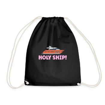Holy Ship! Kreuzfahrt - Turnbeutel - Schwarz - Vorne