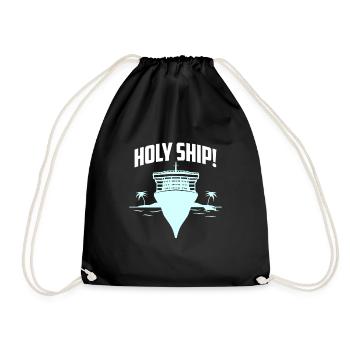 Holy Ship! Kreuzfahrt - Turnbeutel - Schwarz - Vorne