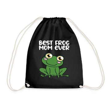 Meilleure grenouille maman de tous les temps - Sac de sport léger - noir - Devant