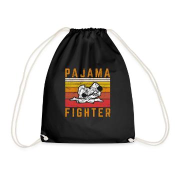 Combattant de pyjama Jiu Jitsu Brésilien BJJ JiuJitsu Ji - Sac de sport léger - noir - Devant