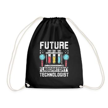 Future laboratory technologist - Drawstring Bag - black - Front