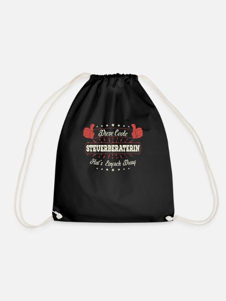 Diese Coole Steuerberaterin Geschenk Kollegen - Turnbeutel - Schwarz
