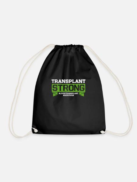 Transplantation de foie Don d’organes Dictons - Sac de sport léger - noir