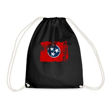 Tennessee Home Gift - Drawstring Bag - black - Front