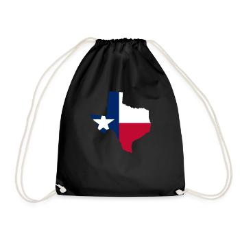 Texas haus geschenk - Turnbeutel - Schwarz - Vorne