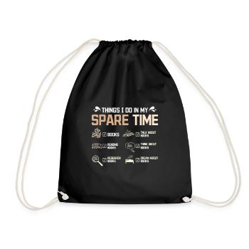 Ce que je fais dans ma lecture de tieme de rechange - Sac de sport léger - noir - Devant