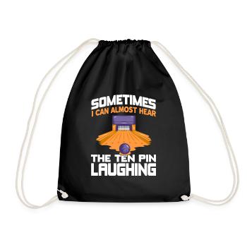 Parfois, je peux presque entendre les dix épingles rire - Sac de sport léger - noir - Devant