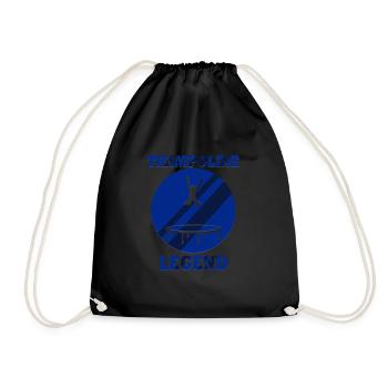 Bounce Trampoline Hobby Sports Trampolinist - Drawstring Bag - black - Front