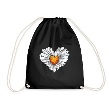 Marguerites Jardinier Jardinier Hobby Gardener - Sac de sport léger - noir - Devant