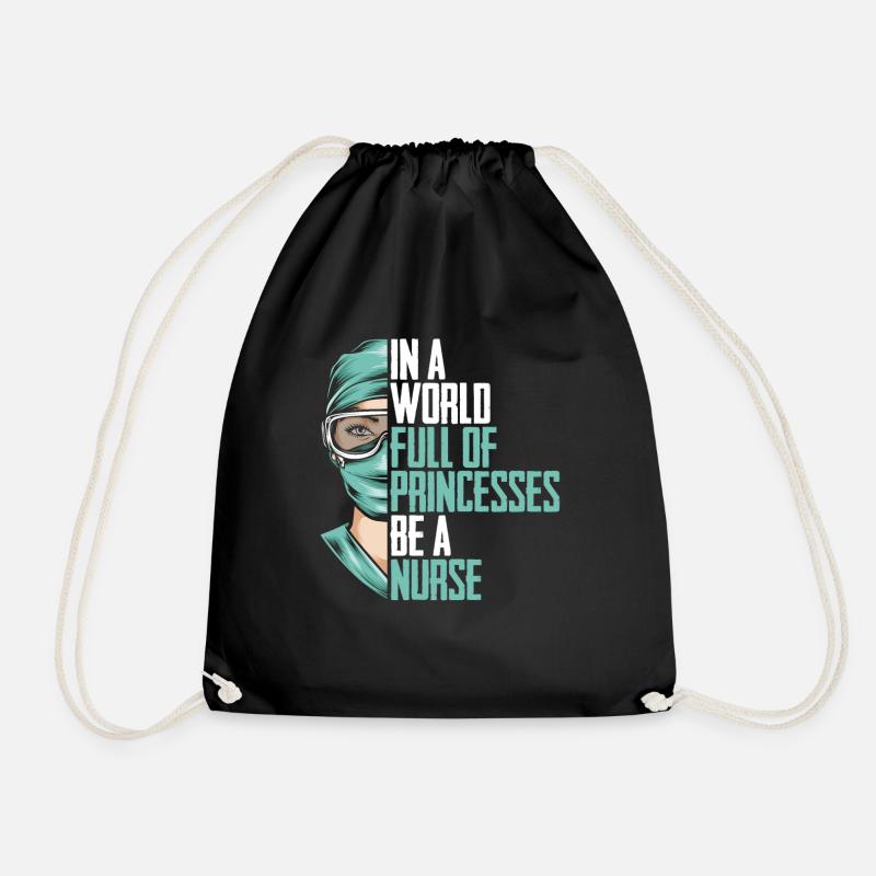 Infirmière infirmière - Sac de sport léger - noir