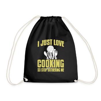 J’adore cuisiner, alors arrêtez de me déranger drôle - Sac de sport léger - noir - Devant