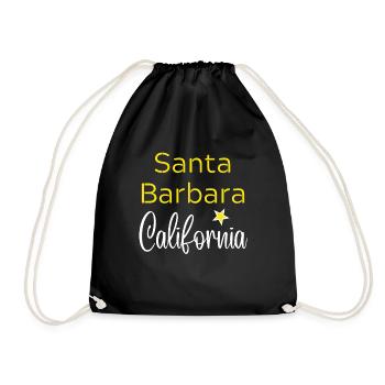 Santa Barbara California - Sac de sport léger - noir - Devant