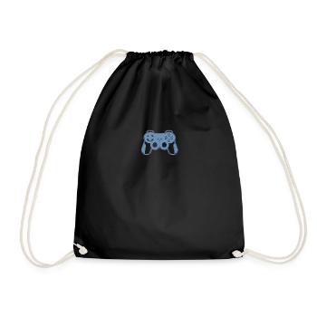 Gaming Gamer Controller Glitch - Drawstring Bag - black - Front