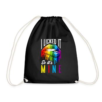 LGBT Pride LGBTQ Pride - Turnbeutel - Schwarz - Vorne