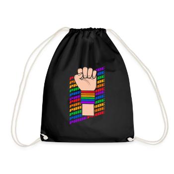 LGBT Pride LGBTQ Pride - Drawstring Bag - black - Front