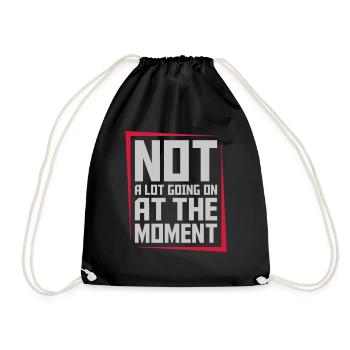 Il ne se passe pas grand-chose - Sac de sport léger - noir - Devant