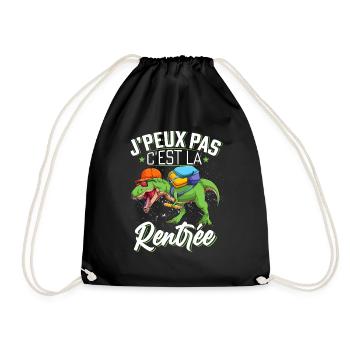 J'Peux Pas C'est La Rentrée Scolaire Cadeau - Sac de sport léger - noir - Devant