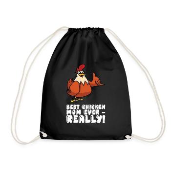La meilleure mère de poulet de tous les temps - Sac de sport léger - noir - Devant