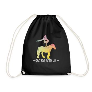 Voltigieren Crazy Horse Vaulting Lady - Sac de sport léger - noir - Devant