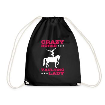 Voltigieren Crazy Horse Vaulting Lady - Sac de sport léger - noir - Devant