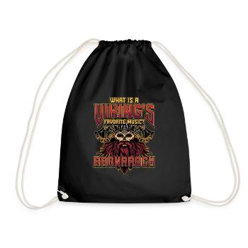 Norse Viking Mythology Design for Viking Warriors - Turnbeutel - Schwarz - Vorne