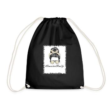 Cours en ligne d’apprentissage de leçons virtuelles disant - Sac de sport léger - noir - Devant