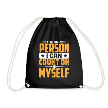 Business Minded Lifestyle Millionaire Mind Gifts - Sac de sport léger - noir - Devant