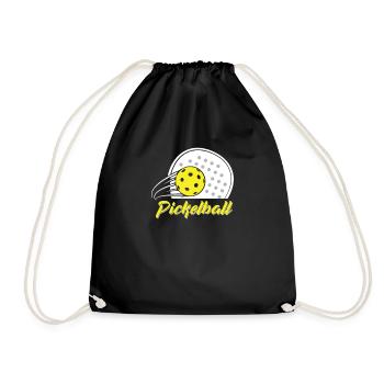 Pickleball Player Paddleball Lover Humor Paddle - Sac de sport léger - noir - Devant